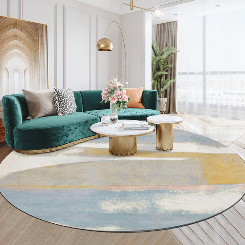 Multi-Color Luxury Rug Synthetics Geometric Pattern Indoor Rug Anti-Slip Backing Machine Washable Carpet for Room Clearhalo 'Area Rug' 'Rug' 2214817