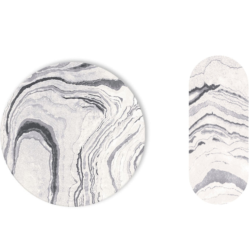 Chinese Home Decoration Rug Multi Color Polyster Area Carpet Pet Friendly Washable Stain-Resistant Rug Silver Gray Clearhalo 'Area Rug' 'Rug' 2214884