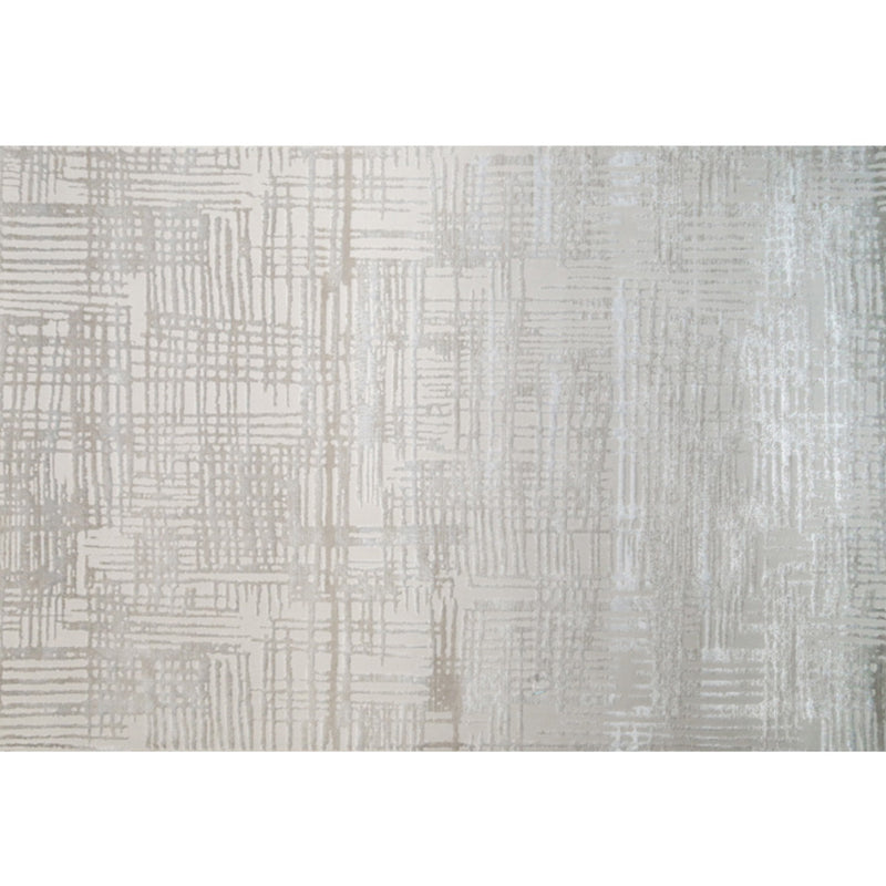 Multi-Color Luxury Rug Cotton Blend Abstract Pattern Carpet Non-Slip Backing Stain-Resistant Rug for Room Silver Gray Clearhalo 'Area Rug' 'Rug' 2215073