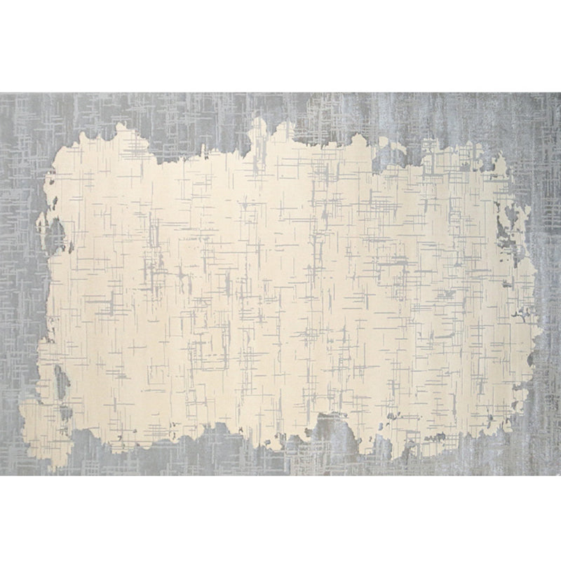 Multi-Color Luxury Rug Cotton Blend Abstract Pattern Carpet Non-Slip Backing Stain-Resistant Rug for Room Light Yellow Clearhalo 'Area Rug' 'Rug' 2215082