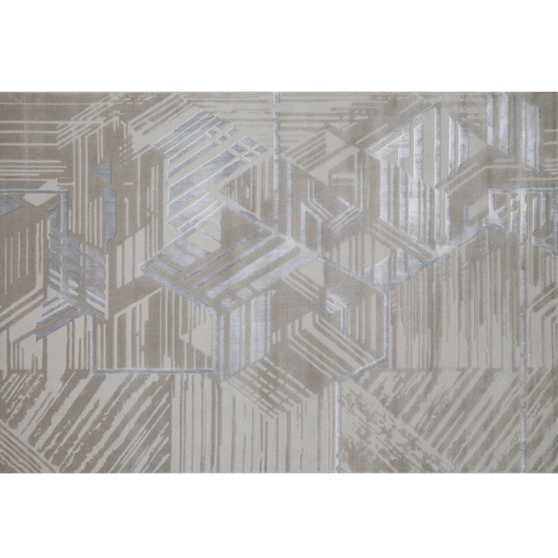 Multi-Color Luxury Rug Cotton Blend Abstract Pattern Carpet Non-Slip Backing Stain-Resistant Rug for Room Blue Clearhalo 'Area Rug' 'Rug' 2215083