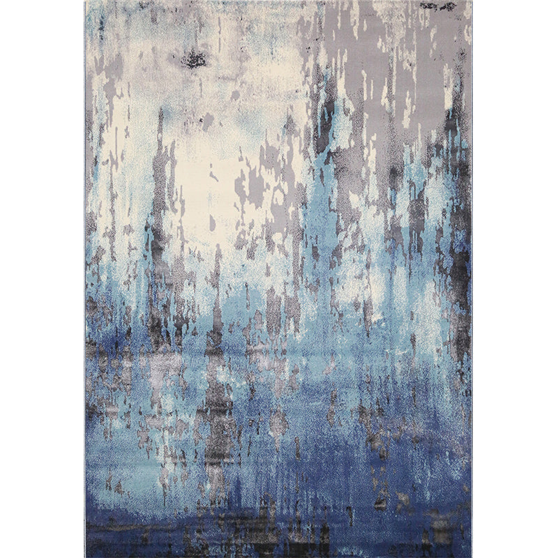 Multi Colored Creative Rug Synthetics Abstract Printed Carpet Anti-Slip Backing Washable Indoor Rug for Living Room Clearhalo 'Area Rug' 'Rug' 2215131