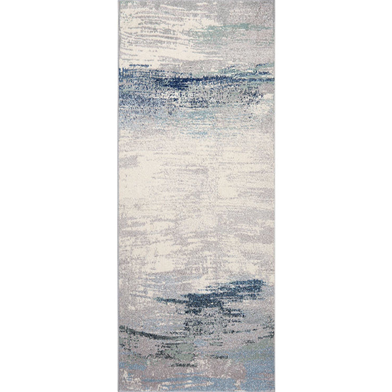 Modern Bedroom Rug Multi Color Abstract Patterned Indoor Rug Polyster Pet Friendly Washable Carpet Cream Gray Clearhalo 'Area Rug' 'Rug' 2215158
