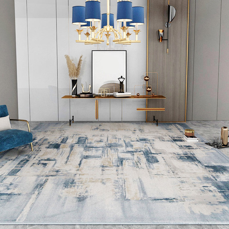 Luxury Living Room Rug Multi Colored Abstract Printed Area Carpet Synthetics Non-Slip Backing Stain-Resistant Rug Clearhalo 'Area Rug' 'Rug' 2215173