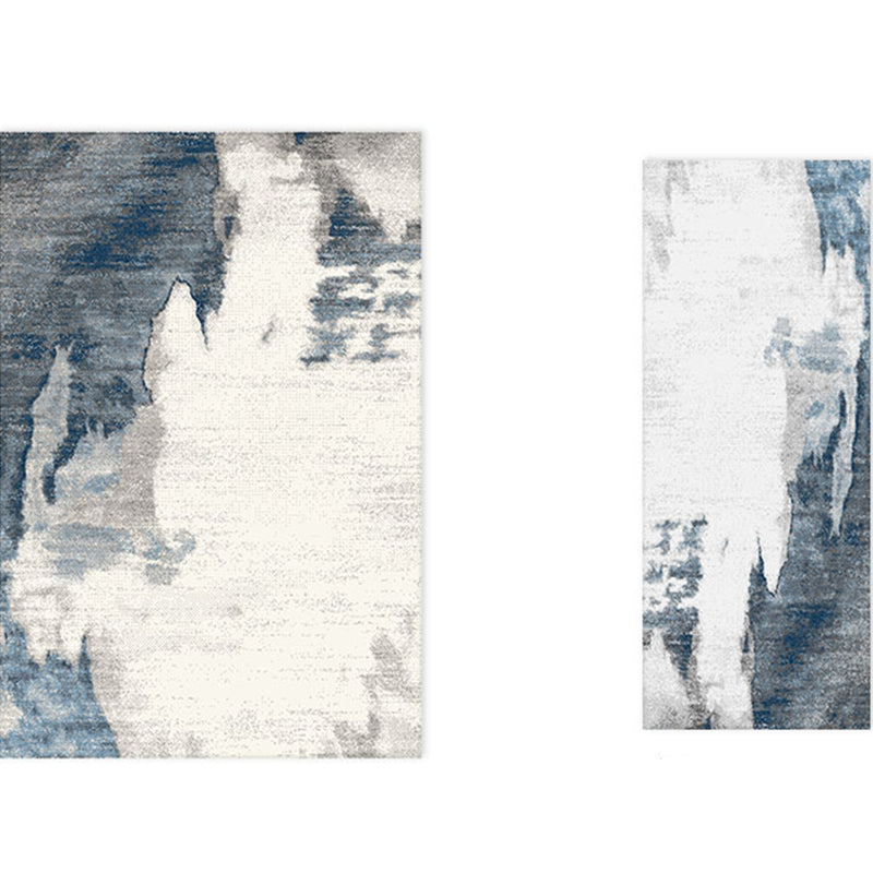 Chinese Abstract Print Rug Multi Color Synthetics Area Carpet Washable Pet Friendly Easy Care Rug for Living Room Grey Clearhalo 'Area Rug' 'Rug' 2215191