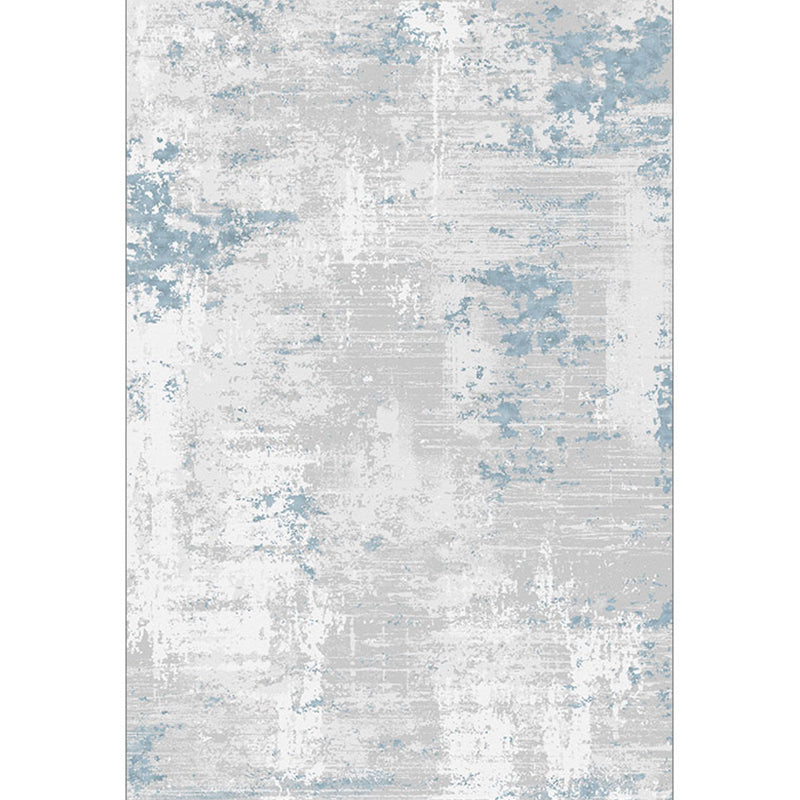 Multi Color Nordic Rug Cotton Blend Abstract Pattern Area Rug Non-Slip Machine Washable Carpet for Parlor Light Gray Clearhalo 'Area Rug' 'Rug' 2215244