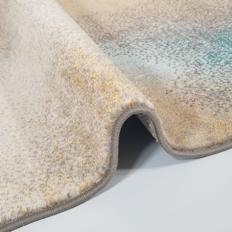 Modern Abstract Printed Rug Multi Color Polyster Carpet Non-Slip Backing Stain-Resistant Rug for Living Room Clearhalo 'Area Rug' 'Rug' 2215257