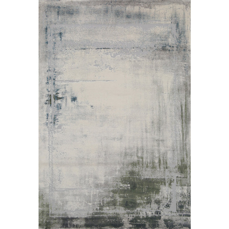 Multi-Color Abstract Print Rug Polyster Chinese Area Rug Pet Friendly Anti-Slip Backing Carpet for Living Room Gray-Blue Clearhalo 'Area Rug' 'Rug' 2215298