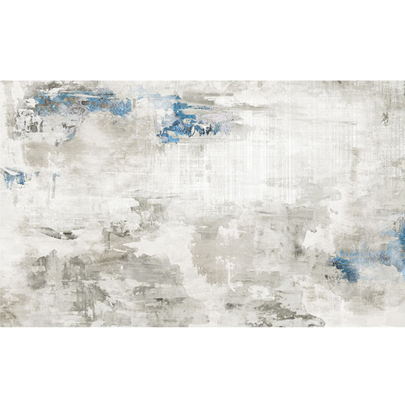 Cyberpunk Home Decoration Rug Multi-Color Abstract Print Area Carpet Cotton Blend Pet Friendly Easy Care Rug Light Gray Clearhalo 'Area Rug' 'Rug' 2215319