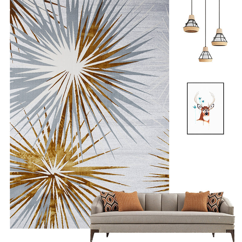 Industrial Abstract Print Rug Multi-Color Cotton Blend Area Carpet Pet Friendly Easy Care Indoor Rug for Living Room Light Blue Clearhalo 'Area Rug' 'Rug' 2215401