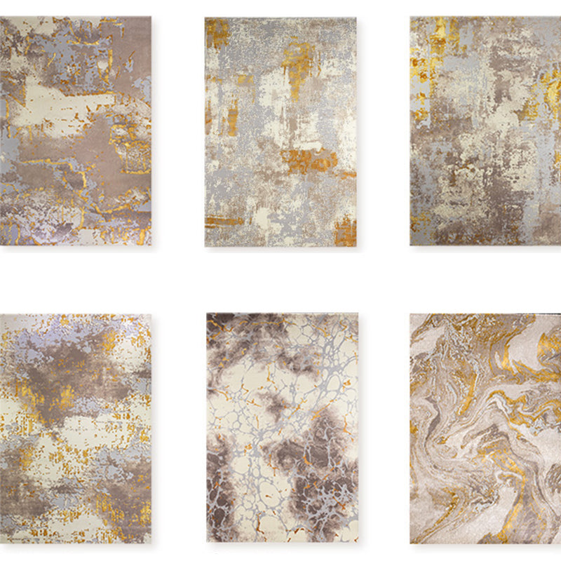 Multi-Color Novelty Rug Cotton Blend Abstract Printed Area Rug Pet Friendly Machine Washable Carpet for Decor Clearhalo 'Area Rug' 'Rug' 2215577