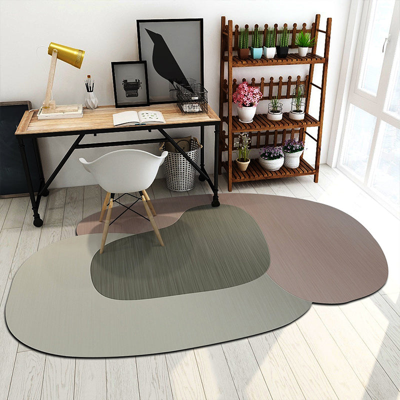 Irregular Shape Geo Rug Multi Color Funky Area Rug Polyster Easy Care Washable Indoor Rug for Home Decor Clearhalo 'Area Rug' 'Rug' 2215660