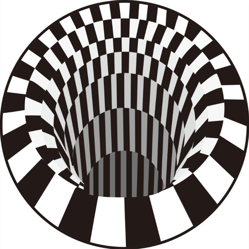 Multicolor Living Room Rug Funky 3D Geometric Indoor Rug Synthetics Non-Slip Backing Washable Carpet Clearhalo 'Area Rug' 'Rug' 2215745