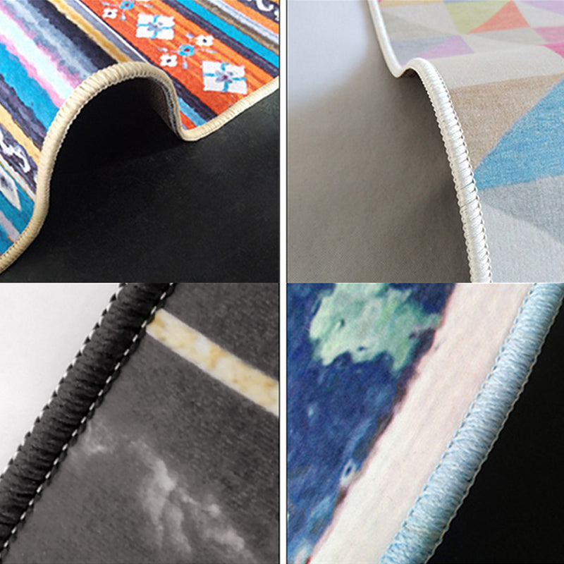 Novelty Butterfly Pattern Rug Multi-Color Polyster Carpet Anti-Slip Backing Machine Washable Indoor Rug for Living Room Clearhalo 'Area Rug' 'Rug' 2215898