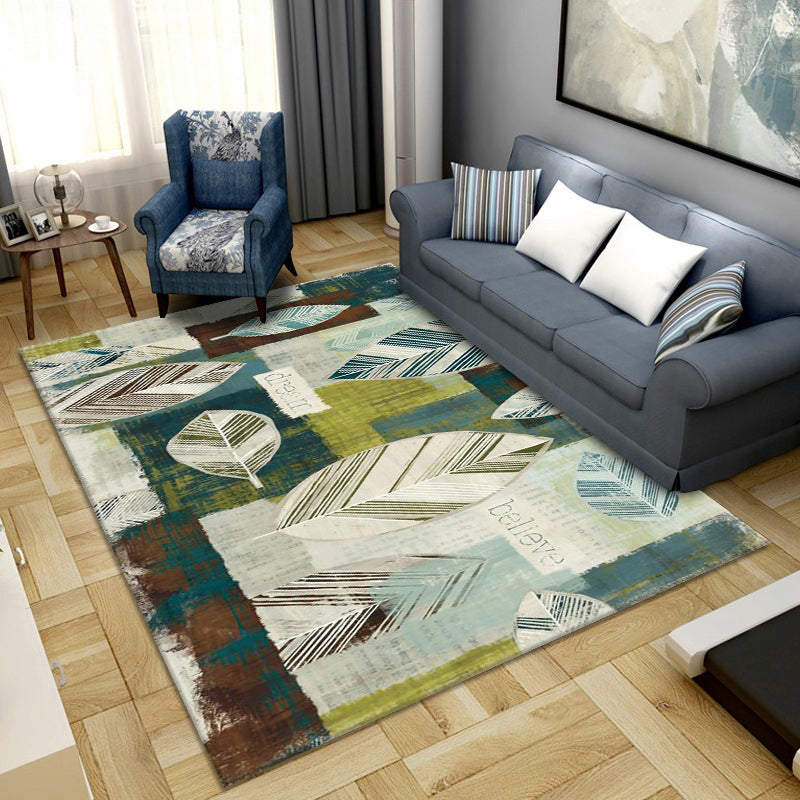 Simple Color Block Rug Multi-Color Synthetics Area Carpet Non-Slip Backing Washable Easy Care Rug for Living Room Clearhalo 'Area Rug' 'Rug' 2216102