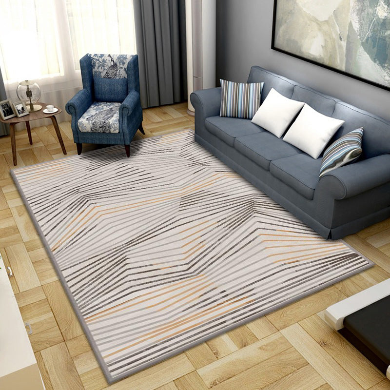 Simple Color Block Rug Multi-Color Synthetics Area Carpet Non-Slip Backing Washable Easy Care Rug for Living Room Clearhalo 'Area Rug' 'Rug' 2216108