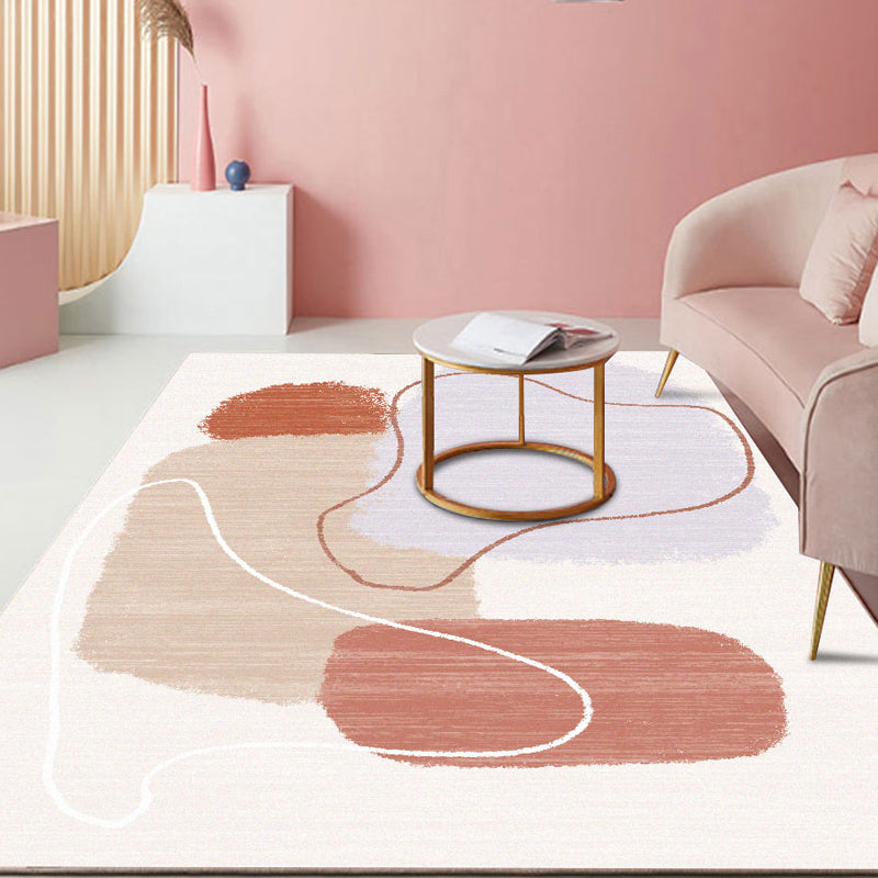 Classic Living Room Rug Multi-Color Colorblock Carpet Cotton Blend Pet Friendly Easy Care Rug Clearhalo 'Area Rug' 'Rug' 2216125