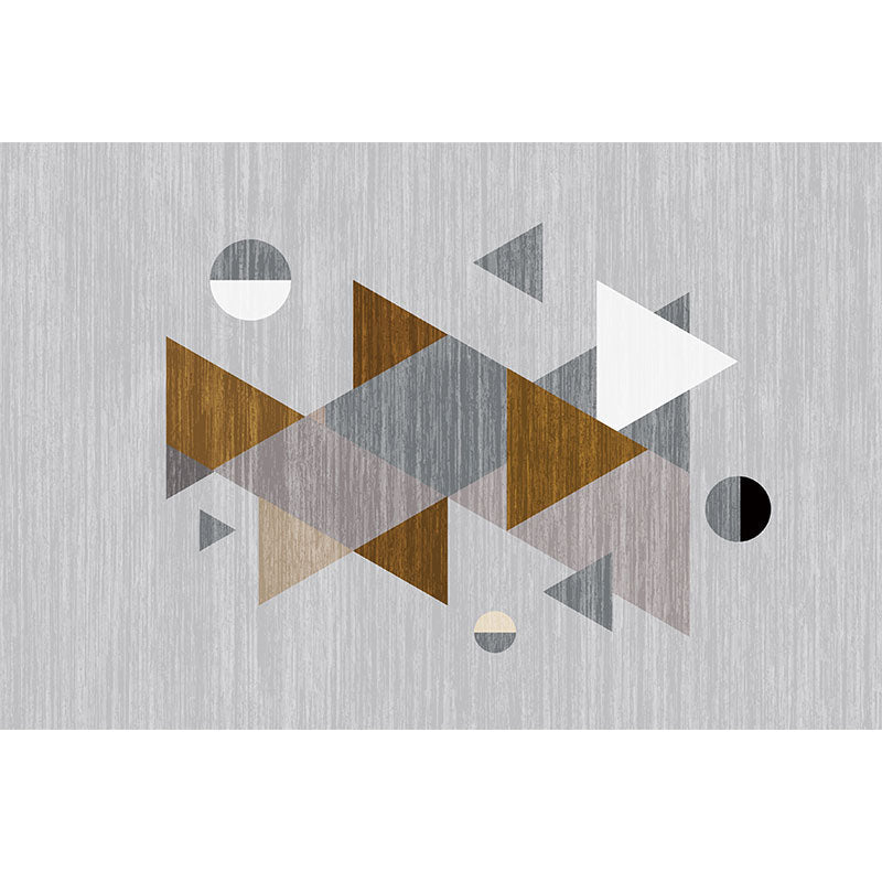 Classic Living Room Rug Multi-Color Colorblock Carpet Cotton Blend Pet Friendly Easy Care Rug Dark Gray Clearhalo 'Area Rug' 'Rug' 2216133