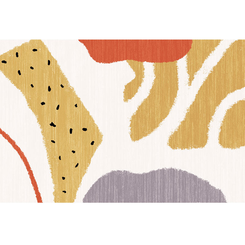 Classic Living Room Rug Multi-Color Colorblock Carpet Cotton Blend Pet Friendly Easy Care Rug Yellow Clearhalo 'Area Rug' 'Rug' 2216135