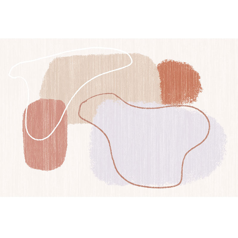 Classic Living Room Rug Multi-Color Colorblock Carpet Cotton Blend Pet Friendly Easy Care Rug Light Khaki Clearhalo 'Area Rug' 'Rug' 2216138