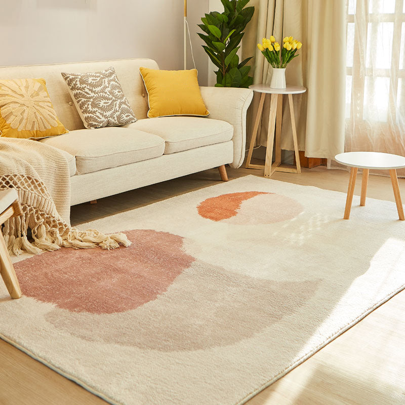 Cute Living Room Rug Multi-Color Colorblock Indoor Rug Cotton Blend Anti-Slip Easy Care Carpet Grey Clearhalo 'Area Rug' 'Rug' 2225375