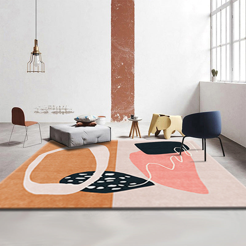 Simple Luxury Rug Multi-Colored Colorblock Carpet Pet Friendly Stain-Resistant Indoor Rug for Living Room Clearhalo 'Area Rug' 'Rug' 2225473