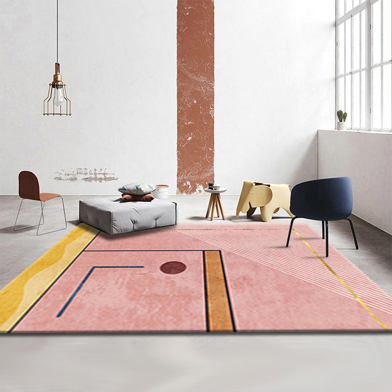 Simple Luxury Rug Multi-Colored Colorblock Carpet Pet Friendly Stain-Resistant Indoor Rug for Living Room Clearhalo 'Area Rug' 'Rug' 2225474