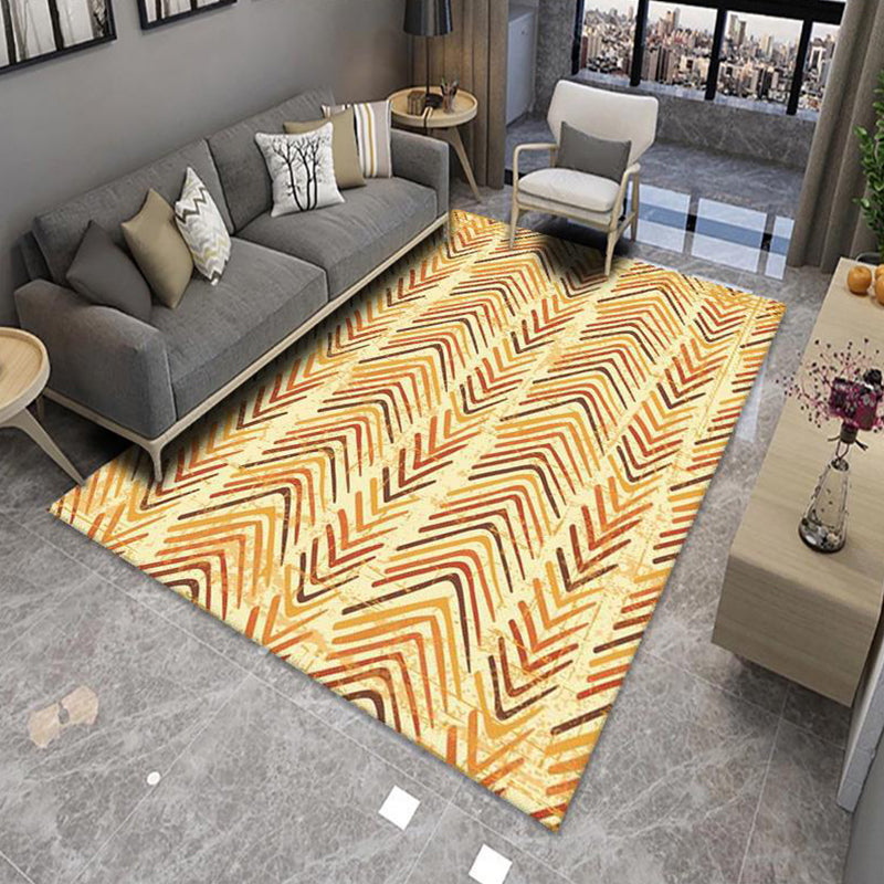 Modern Living Room Rug Multi Color Colorblock Area Carpet Polyster Non-Slip Machine Washable Rug Clearhalo 'Area Rug' 'Rug' 2225613