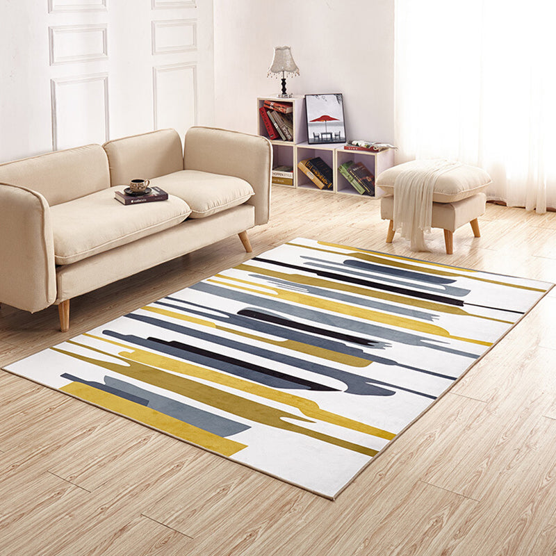 Nordic Living Room Rug Multicolor Geometric Print Area Carpet Synthetics Pet Friendly Easy Care Rug Clearhalo 'Area Rug' 'Modern' 'Rugs' Rug' 2226747