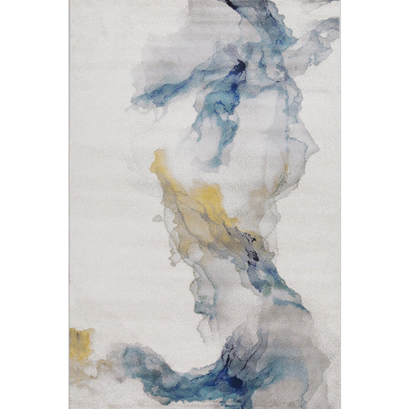 Chinese Oriental Pattern Rug Multi Colored Blended Carpet Pet Friendly Machine Washable Indoor Rug for Parlor White Clearhalo 'Area Rug' 'Rug' 2227050