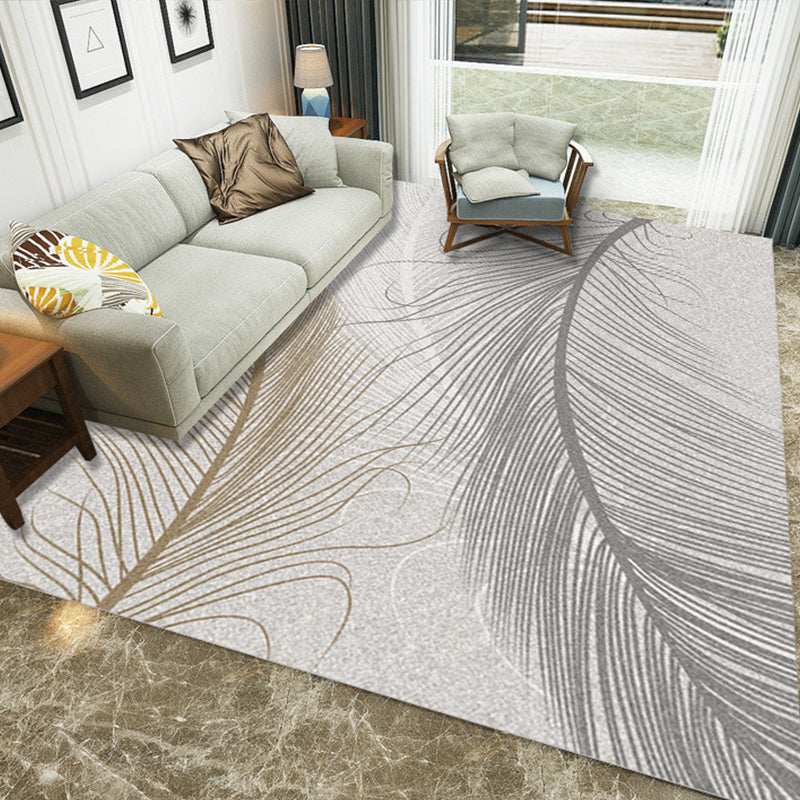 Luxe Living Room Rug Multi Color Plant Indoor Rug Synthetics Easy Care Machine Washable Carpet Clearhalo 'Area Rug' 'Rug' 2227485