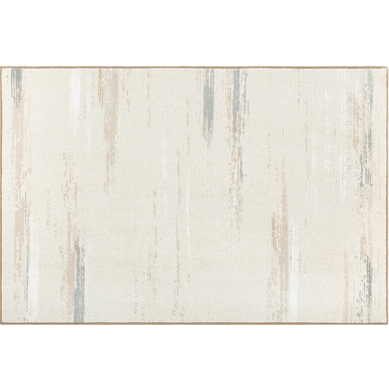 Simplicity Abstract Print Rug Multi-Color Polyster Area Rug Non-Slip Backing Stain-Resistant Carpet for Decoration Light Apricot Clearhalo 'Area Rug' 'Rug' 2227514