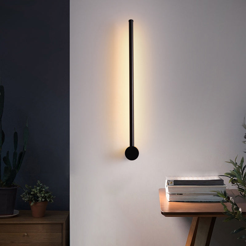 Stick Shaped LED Wall Mount Light Modern Style Acrylic Living Room Wall Light Fixture Clearhalo 'Cast Iron' 'Glass' 'Industrial' 'Modern wall lights' 'Modern' 'Tiffany' 'Traditional wall lights' 'Wall Lamps & Sconces' 'Wall Lights' Lighting' 2236366