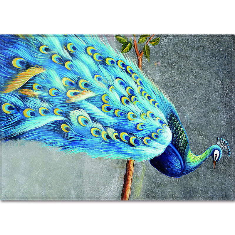 Modern Kids Room Rug Multi Color Animal Area Rug Polyster Pet Friendly Non-Slip Washable Carpet Blue Clearhalo 'Area Rug' 'Rug' 2238502