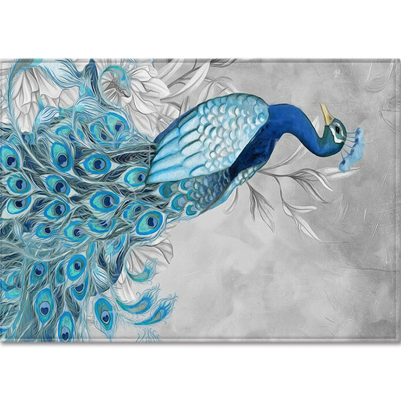 Modern Kids Room Rug Multi Color Animal Area Rug Polyster Pet Friendly Non-Slip Washable Carpet Clearhalo 'Area Rug' 'Rug' 2238507