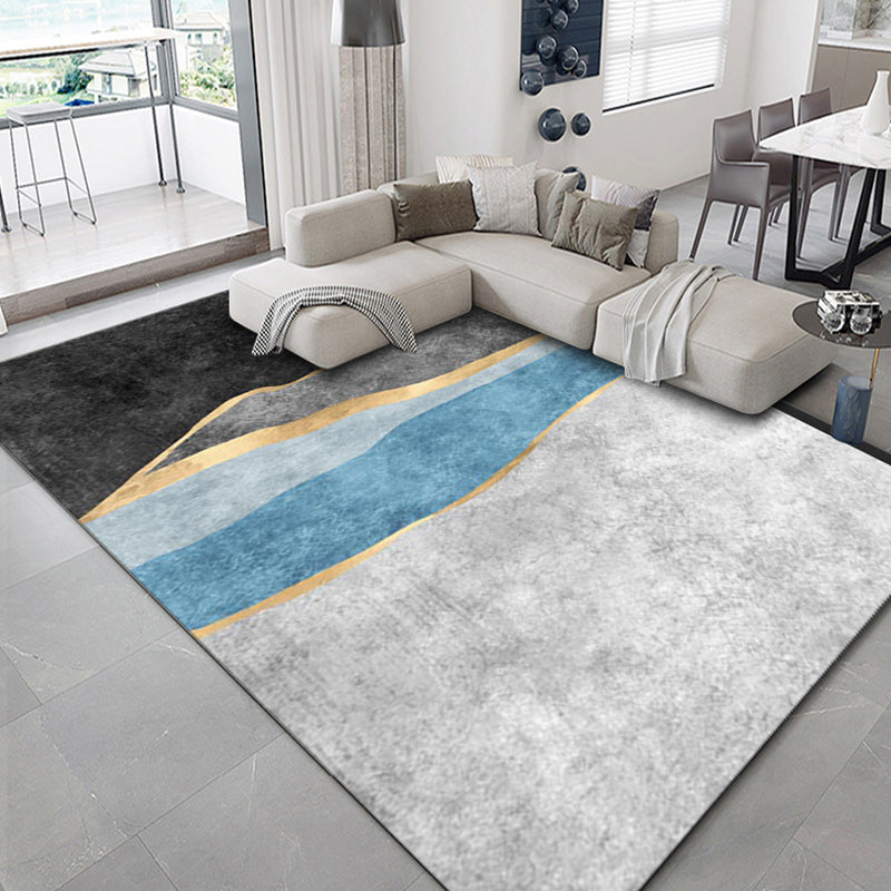 Luxury Geometric Print Rug Multi-Color Synthetics Carpet Anti-Slip Backing Pet Friendly Rug for Living Room Clearhalo 'Area Rug' 'Rug' 2238581