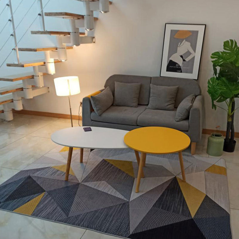 Novelty Geometric Rug Multi-Color Polyster Area Carpet Pet Friendly Stain-Resistant Indoor Rug for Living Room Clearhalo 'Area Rug' 'Rug' 2238637