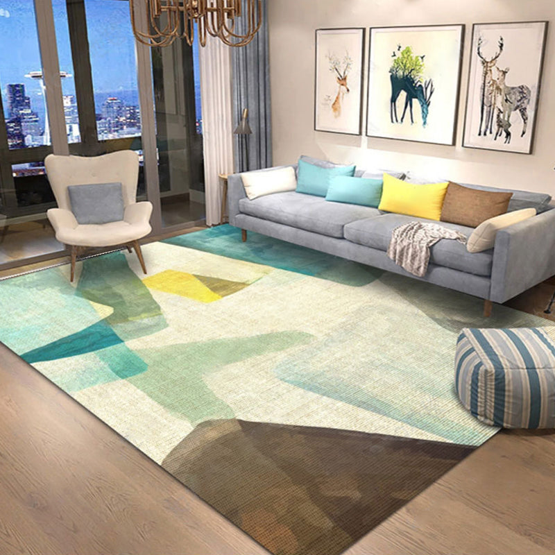 Novelty Geometric Rug Multi-Color Polyster Area Carpet Pet Friendly Stain-Resistant Indoor Rug for Living Room Coffee Clearhalo 'Area Rug' 'Rug' 2238644