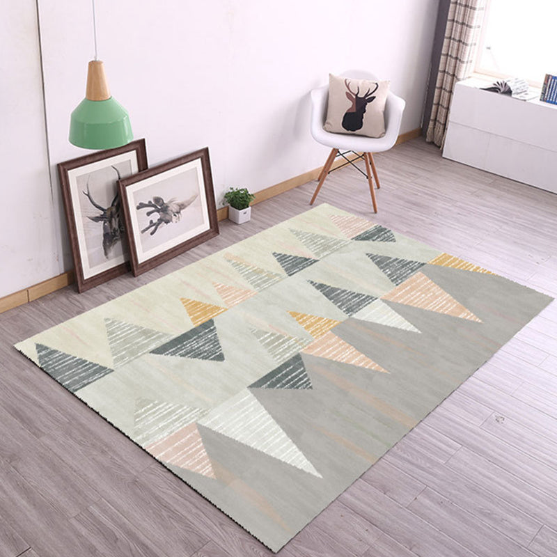 Novelty Geometric Rug Multi-Color Polyster Area Carpet Pet Friendly Stain-Resistant Indoor Rug for Living Room Clearhalo 'Area Rug' 'Rug' 2238653
