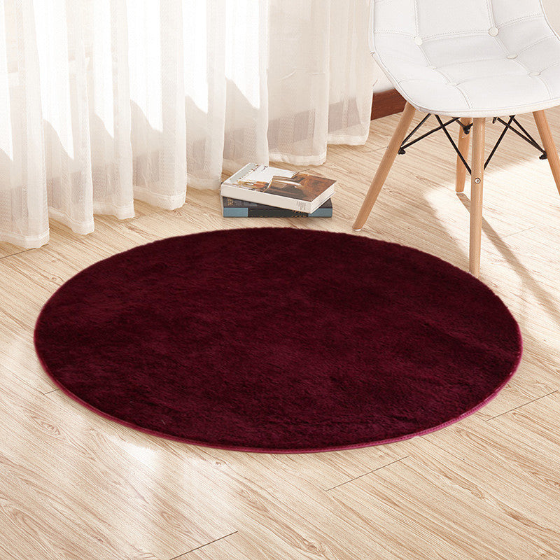 Casual Home Decor Rug Multi Color Plain Area Rug Polypropylene Non-Slip Backing Pet Friendly Carpet