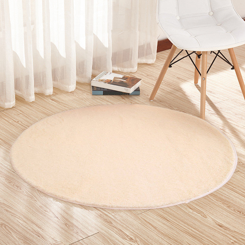 Casual Home Decor Rug Multi Color Plain Area Rug Polypropylene Non-Slip Backing Pet Friendly Carpet