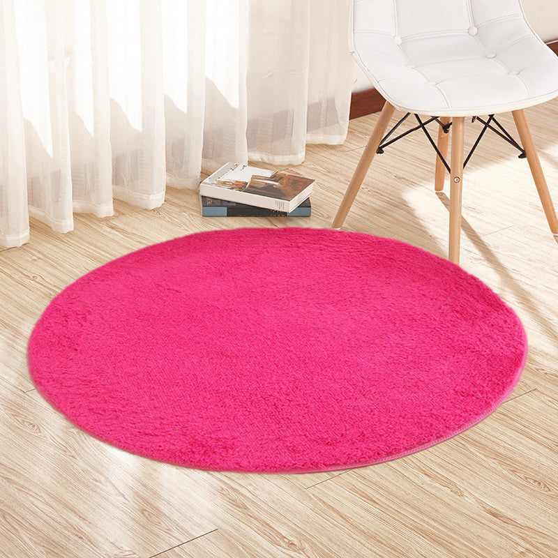 Casual Home Decor Rug Multi Color Plain Area Rug Polypropylene Non-Slip Backing Pet Friendly Carpet