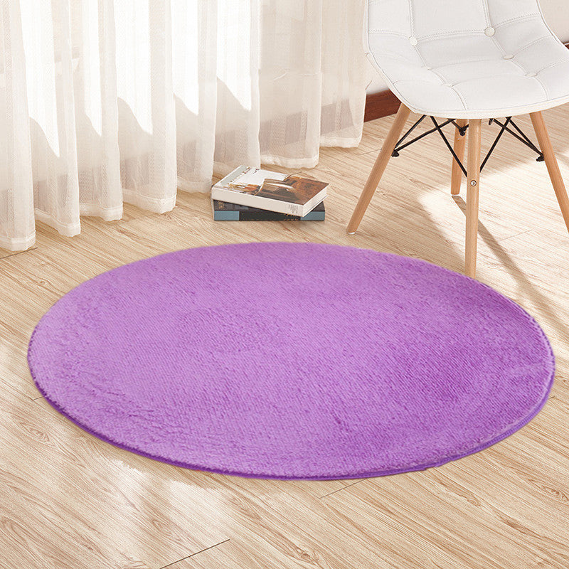 Casual Home Decor Rug Multi Color Plain Area Rug Polypropylene Non-Slip Backing Pet Friendly Carpet