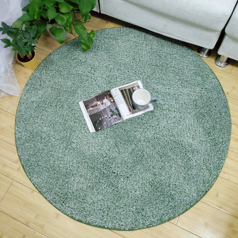 Simple Living Room Rug Multicolored Solid Color Carpet Machine Washable Non-Slip Easy Care Rug