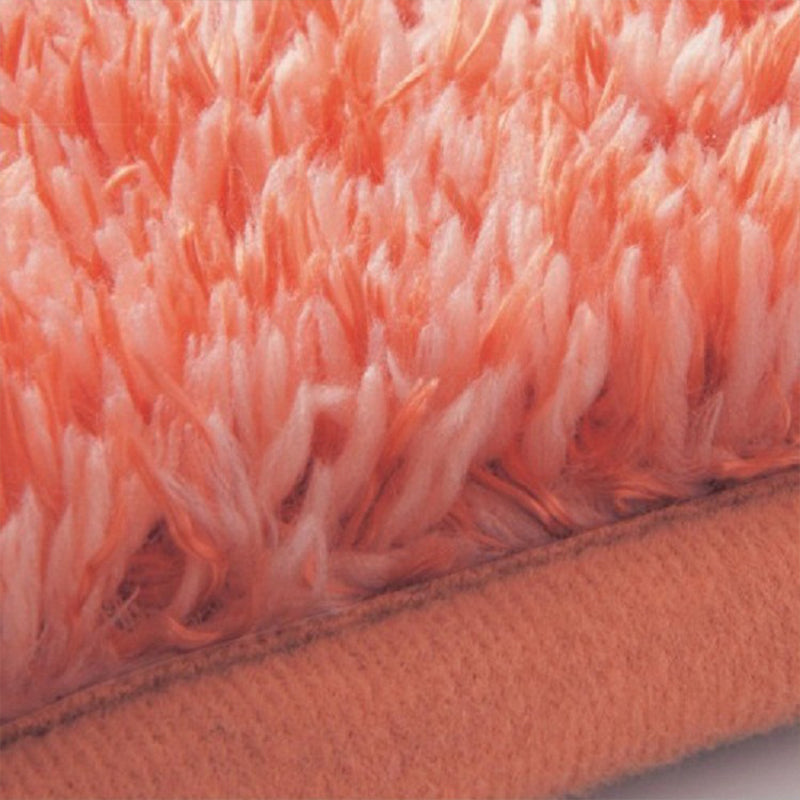 Simple Living Room Rug Multicolored Solid Color Carpet Machine Washable Non-Slip Easy Care Rug