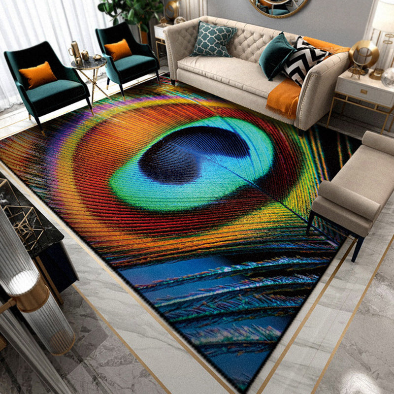 Multicolor Living Room Rug Unique Animal Print Rug Polypropylene Pet Friendly Washable Area Carpet Brown Clearhalo 'Area Rug' 'Rug' 2239429