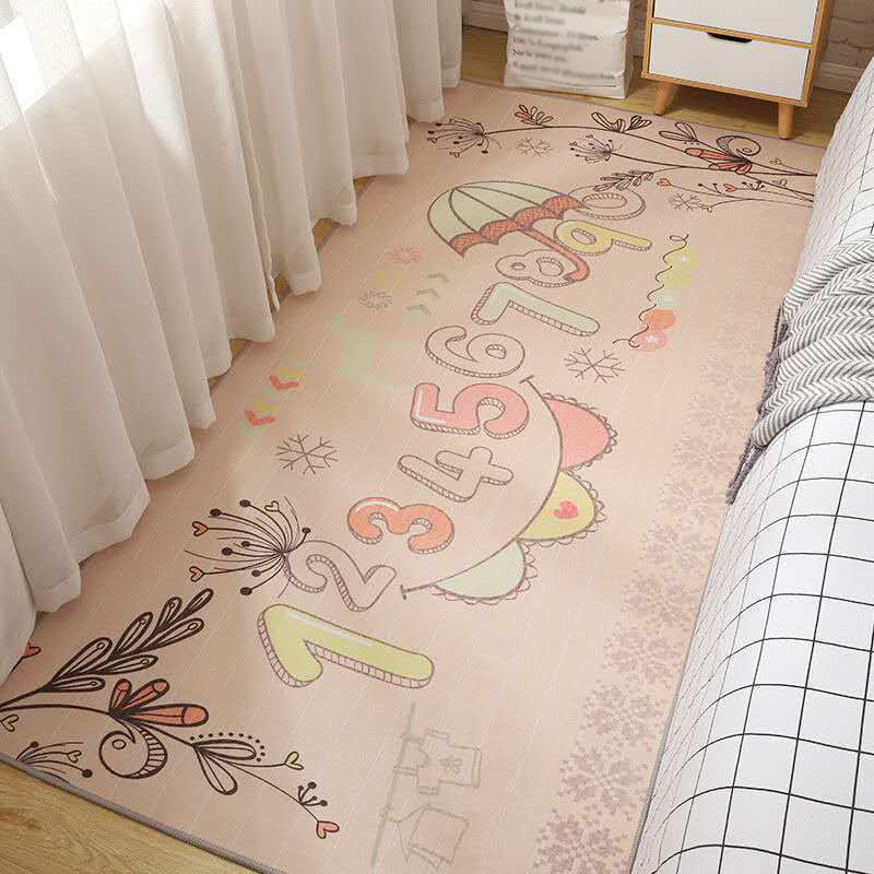 Casual Lovely Rug Multi Color Animal Print Indoor Rug Synthetics Non-Slip Backing Washable Carpet for Bedroom Clearhalo 'Area Rug' 'Rug' 2241906