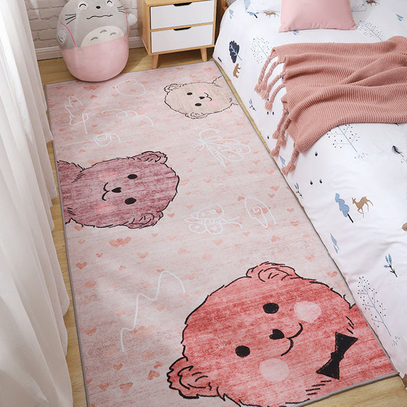 Multi-Color Simple Rug Polypropylene Cartoon Pattern Carpet Anti-Slip Backing Pet Friendly Indoor Rug for Kids Clearhalo 'Area Rug' 'Rug' 2241975