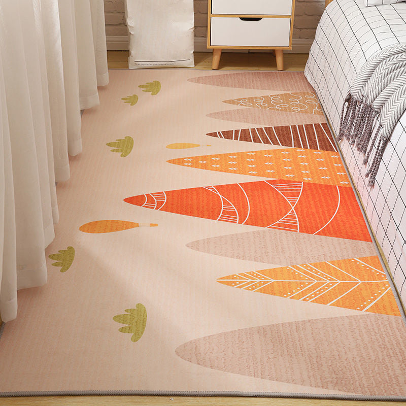 Multi-Color Simple Rug Polypropylene Cartoon Pattern Carpet Anti-Slip Backing Pet Friendly Indoor Rug for Kids Clearhalo 'Area Rug' 'Rug' 2241976