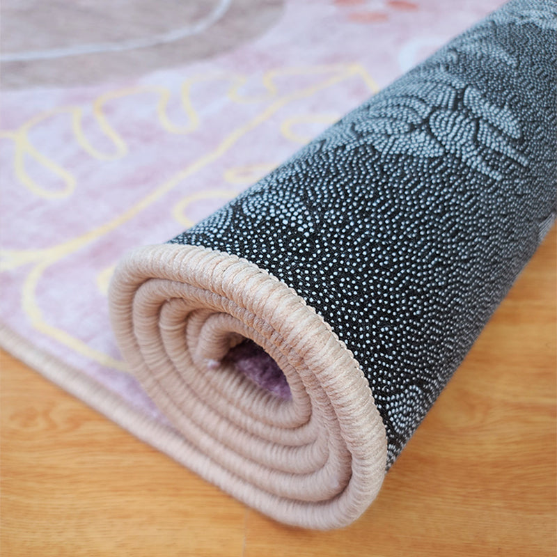 Western Home Decor Rug Multi Colored Colorblock Area Carpet Polypropylene Anti-Slip Machine Washable Rug Clearhalo 'Area Rug' 'Rug' 2241986